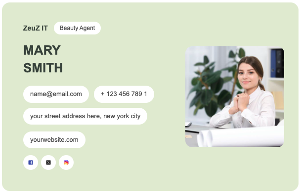Email Signature Example 4